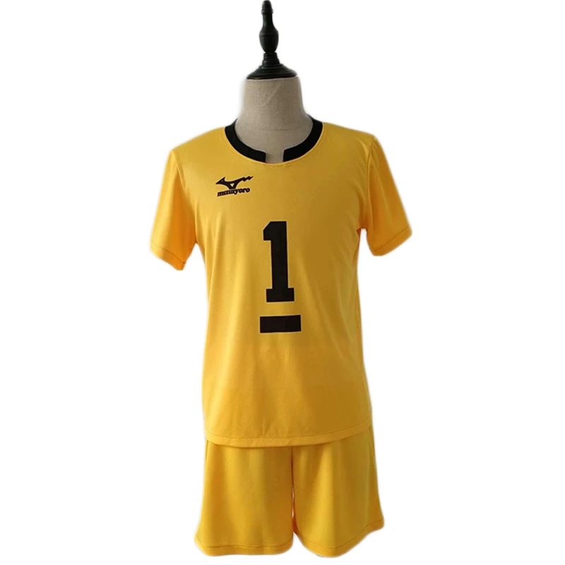 2шт Новое прибытие Haikyuu Cosplay Костюм High Schoo 3D печать MSBY волейбольная команда
