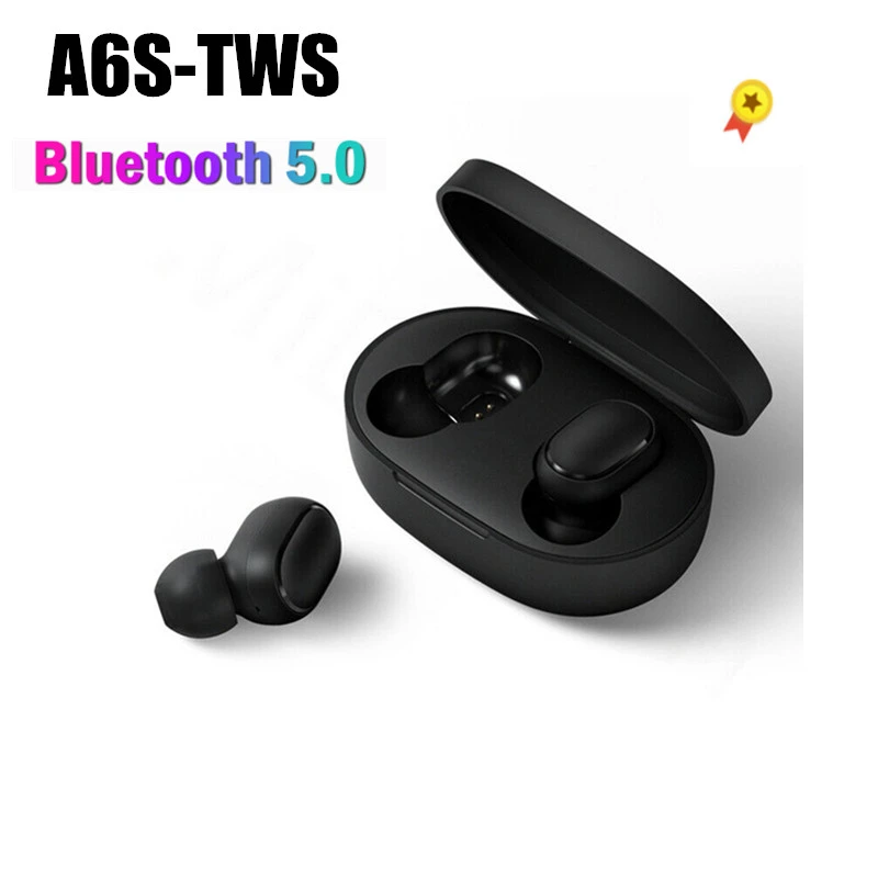 A6S TWS Bluetooth 5 0 наушники Hifi беспроводные Басс Игровые спортивные air dots для Redmi xiaomi phone