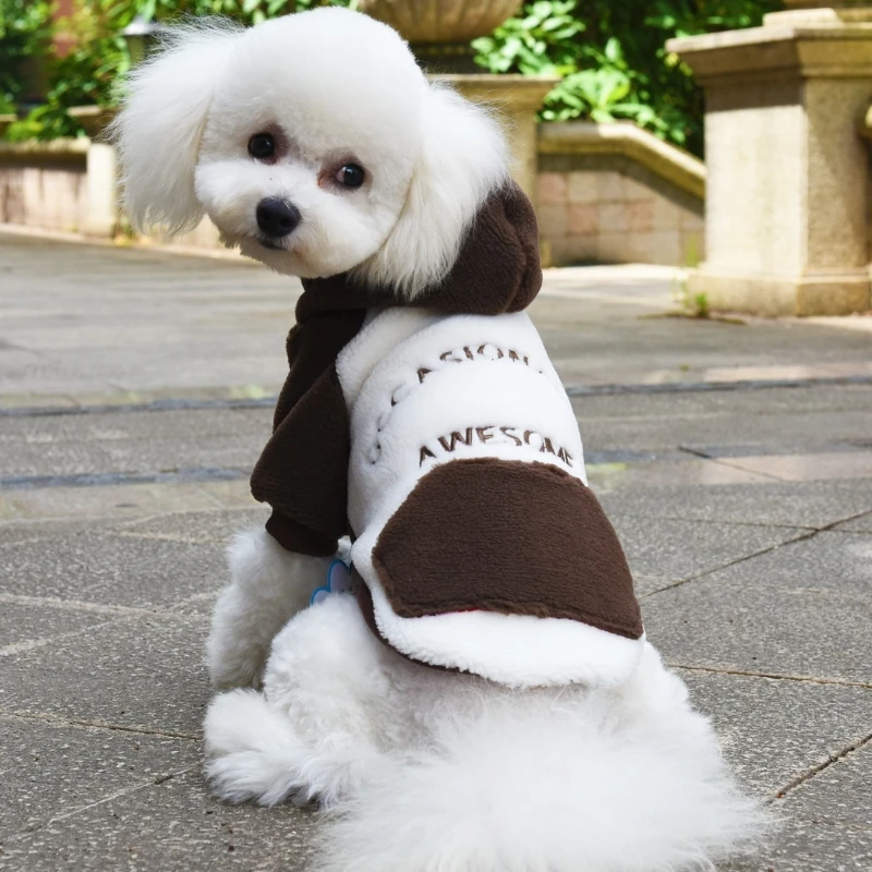 Цена Зимняя/осенняя одежда для собак с вышивкой на английском языке и гранулированный флисовый короткий свитер Одежда для маленьких собак и кош... Цена Зимняя/осенняя одежда для собак с вышивкой на английском языке и гранулированный флисовый короткий свитер Одежда для маленьких собак и кош...