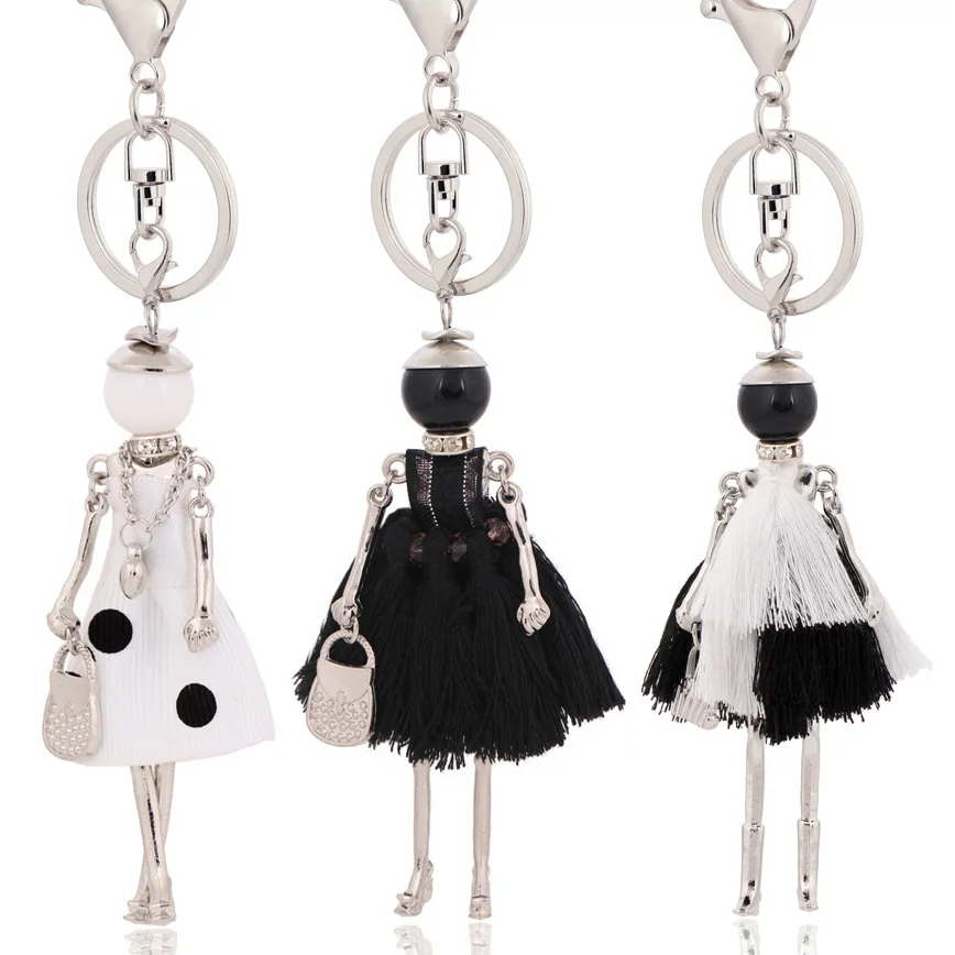 

statement fashion key chain women keychain lady pendants cute new charms keyring key holder gifts