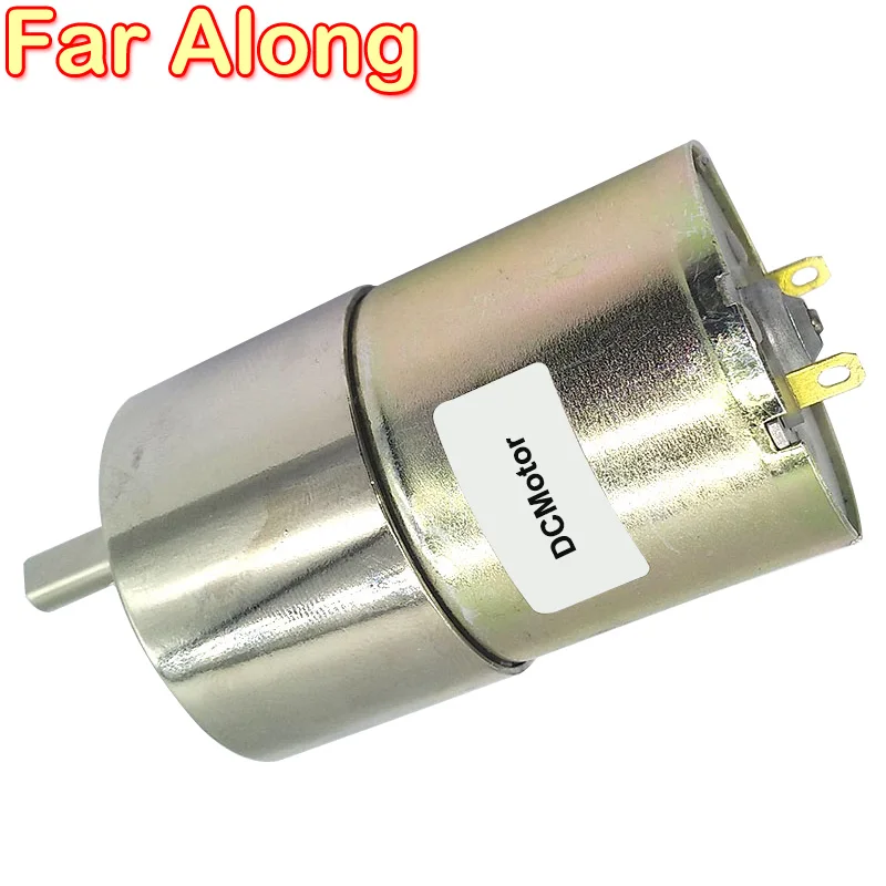 Маленький мотор-редуктор постоянного тока все металлические шестерни 12 В 24