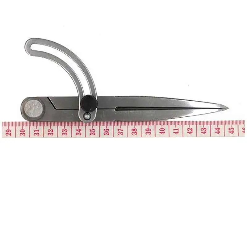 Расстояние компас регулируемый кожаный ремесло DIY Scriber вращающийся Creaser