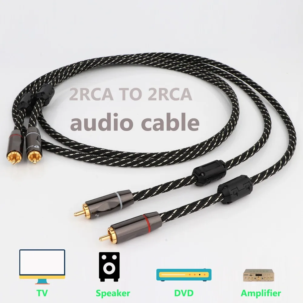 

Preffair HIFI Thickened Wall Budweiser Connector Professional Broadcast Cable Manual RCA Cable Extension Cable