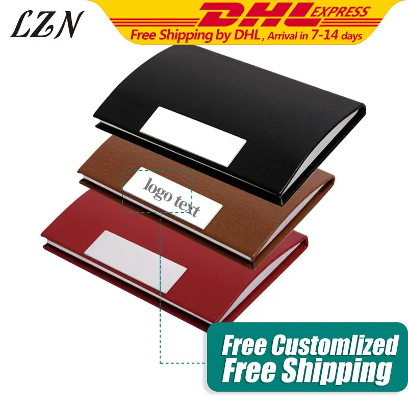 50 шт. кожаные чехлы для визиток и кредитных карт|Держатели карт записок| |