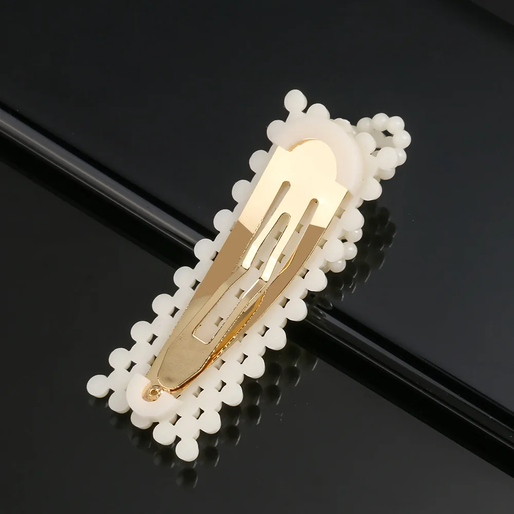 Жемчуг зажим для волос женщин Элегантный дизайн заколки оснастки заколка