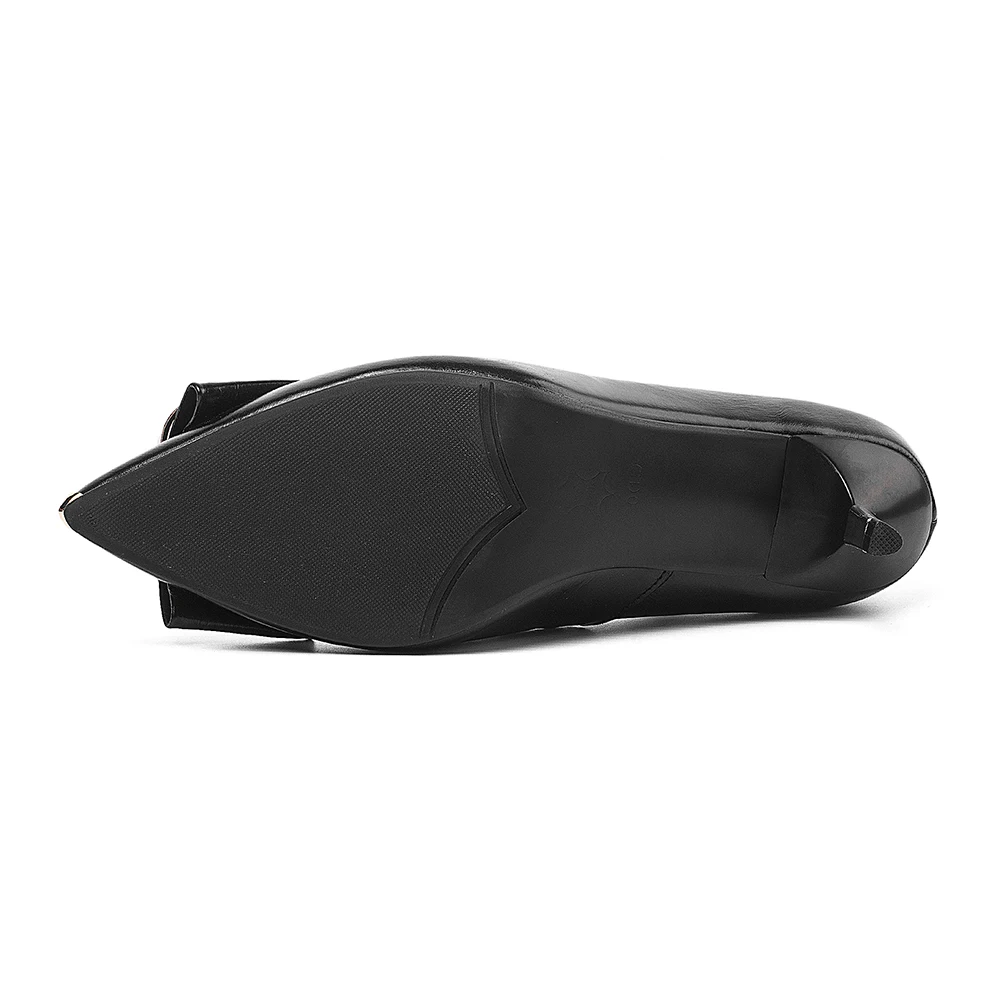 Женские офисные туфли из натуральной кожи милые модельные на высоком