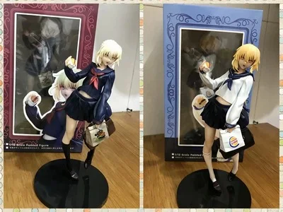 

Fate Grand Order FGO Saber с Гамбургской формой Ver. 1/12 ПВХ экшн-Фигурки игрушки 23 см