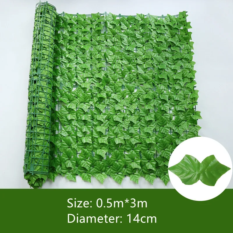 

Artificial Leaf Privacy Fence Roll Wall Landscaping Fence Privacy Fence Screen Outdoor Garden Backyard Balcony Fence Privacy