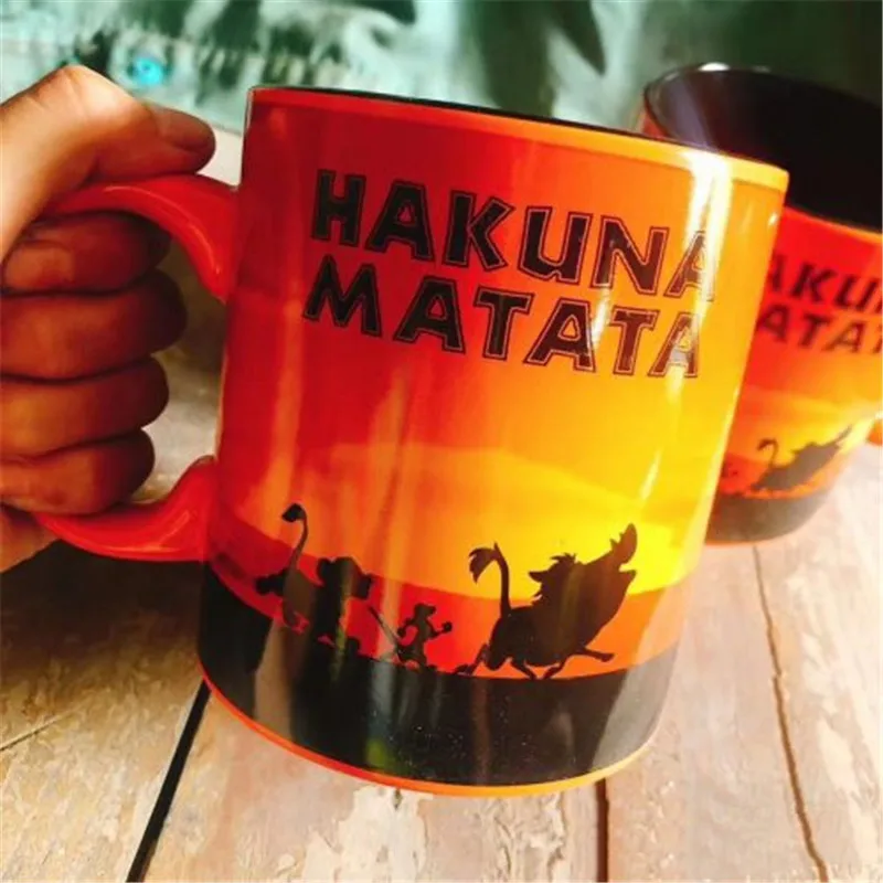 400 мл Disney Lion King Simba мультяшная чашка для воды молочный кофе чай керамическая