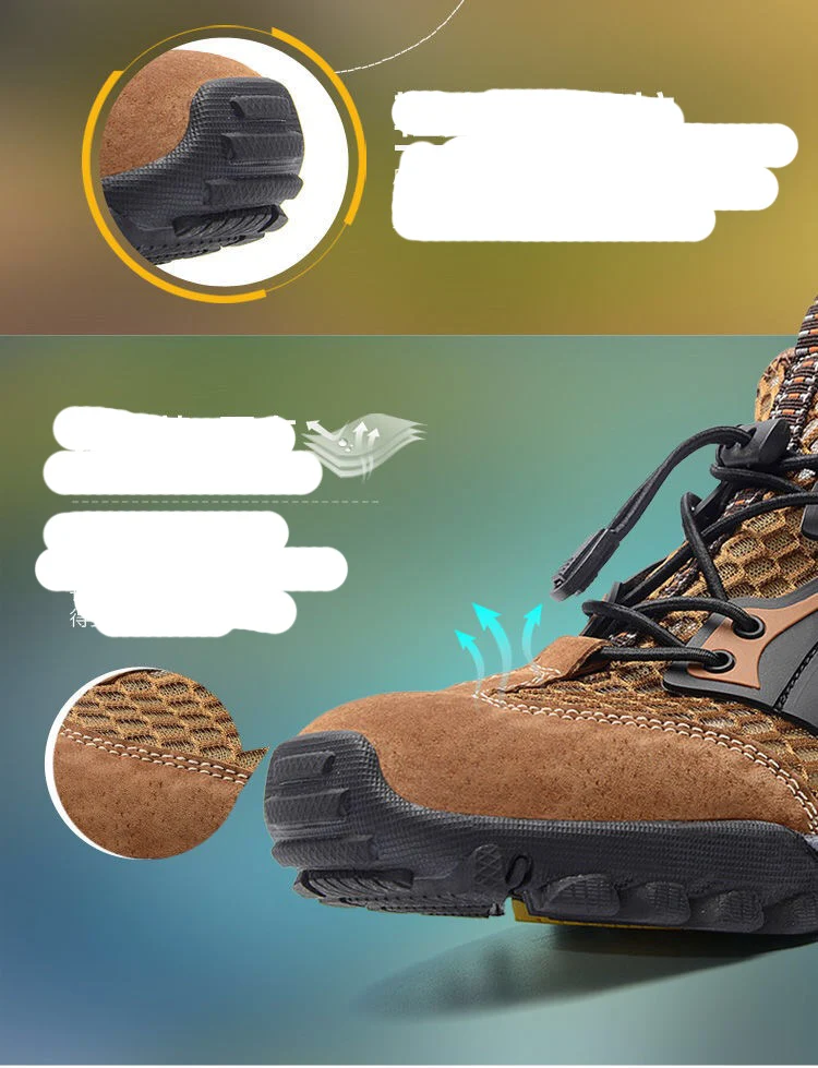 

2021 Hot Sale Men Summer Casual Breathable Hiking Sandals Suede Mesh Outdoor Sneakers Sport Climbing Shoes Quick-dry Water