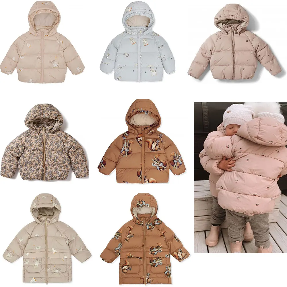 Abrigo de plum&oacute;n de pato blanco para ni&ntilde;os y ni&ntilde;as, chaqueta gruesa a prueba de viento, ropa de invierno, 2021 KS, 95%-0