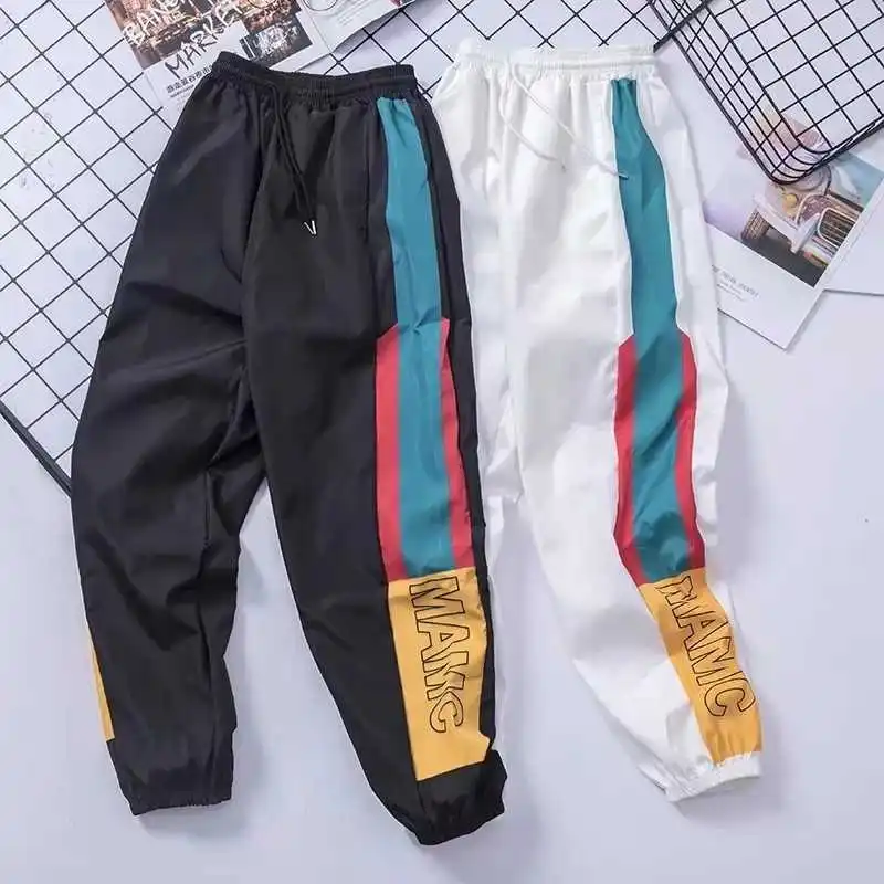 

2021 New Hip Hop Streetwear Joggers Pants Men Casual Cargo Pant Trousers High Street Elastic Waist Harem Pant Man
