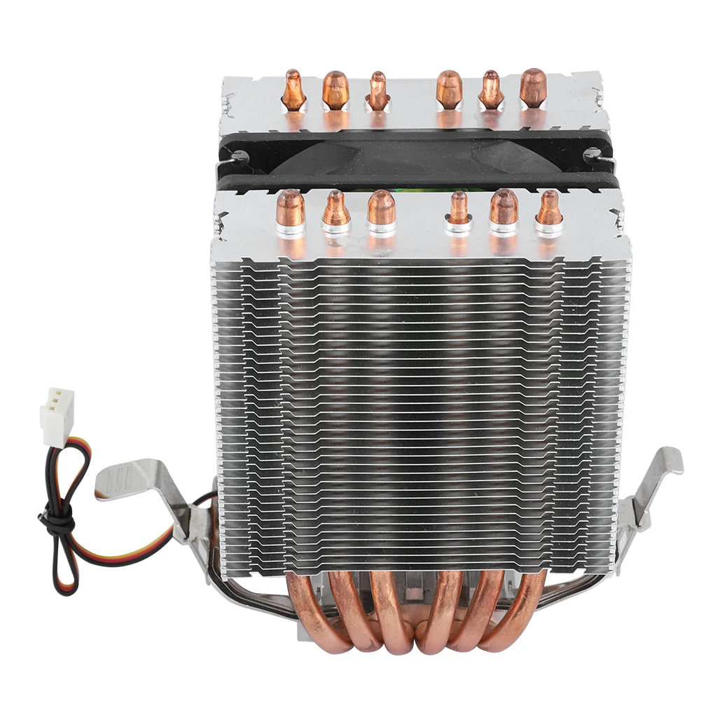 Кулеры для процессора компьютера радиатор 6 тепловых трубок 90x90x25 мм Intel LGA