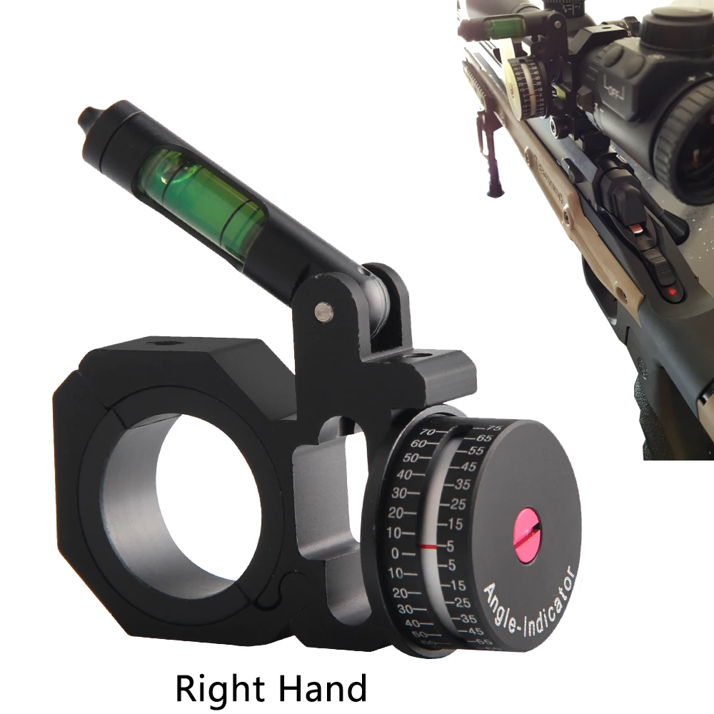 

Right Hand Scope Ring Angle Indicator(ADI/ACI) Bubble Level Rifle Scope Fit 25.4mm/30mm Mount Rings Optical Scope Sight Hunting