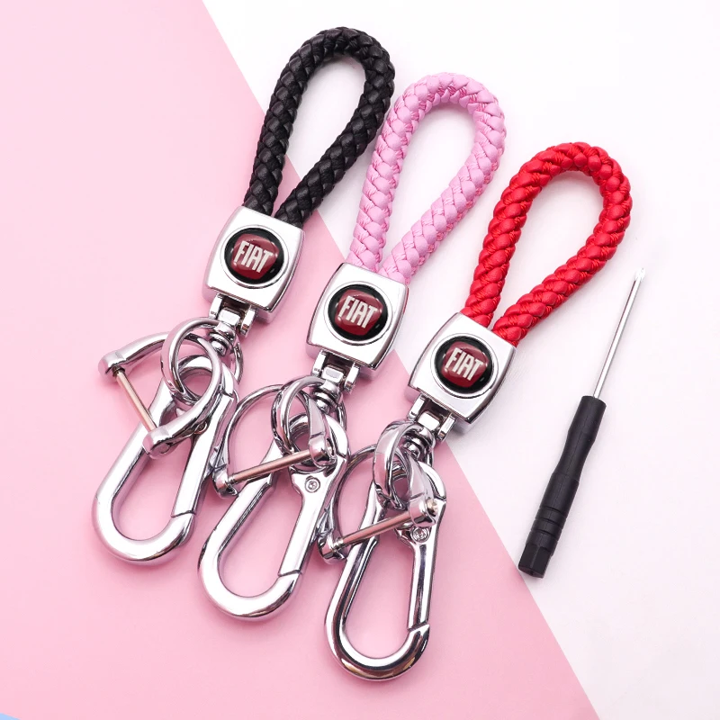 Высококачественные стильные и креативные кожаные металлические брелки с