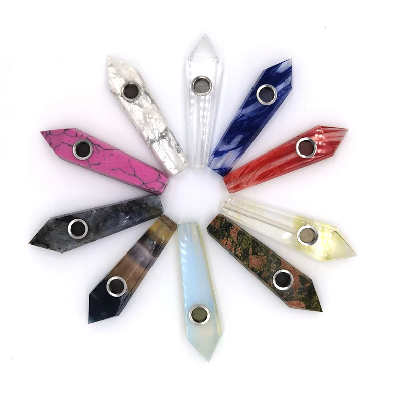 Натуральный кварц курительная трубка кристальная палочка исцеляющий кристалл