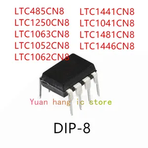 10PCS LTC485CN8 LTC1250CN8 LTC1063CN8 LTC1052CN8 LTC1062CN8 LTC1441CN8 LTC1041CN8 LTC1481CN8 LTC1446CN8 IC