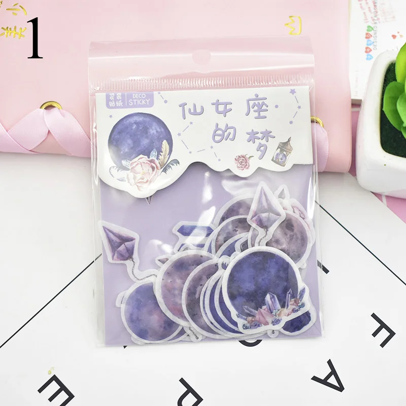 1 40 шт. милые наклейки с кошкой для пишущих принадлежностей s Kawaii Наклейки "растения" Пуля бумага для журнала наклейки для детей украшения Скрапбукинг дневник - Цвет: 1