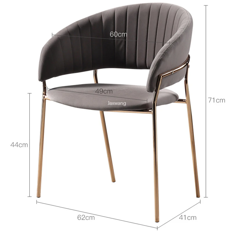 

Nordic Dining Chairs for Kitchen Luxury Chair Simple Ins Soft Bag Bedroom Backrest Makeup Chair Minimalist Modern Dining Chair