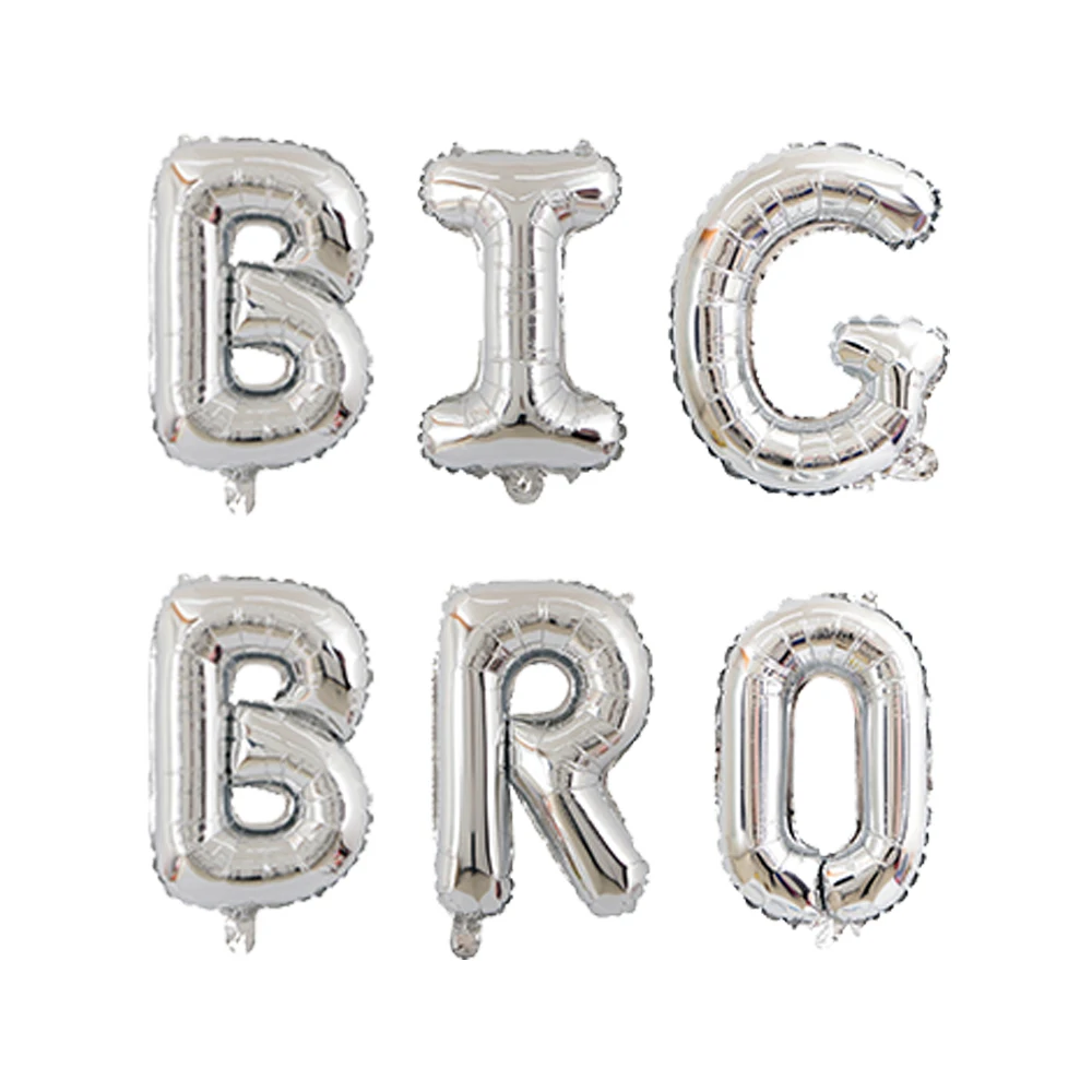 

Набор фольгированных шаров "Big Sis Big Bro" Partigos