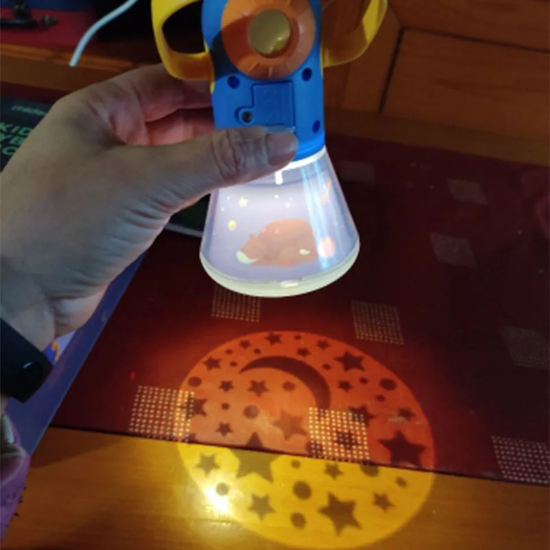 

Star Moon Galaxy night lights for kids rooms projector flashlight story book torch Educational Light-up Toys Bedroom Decor