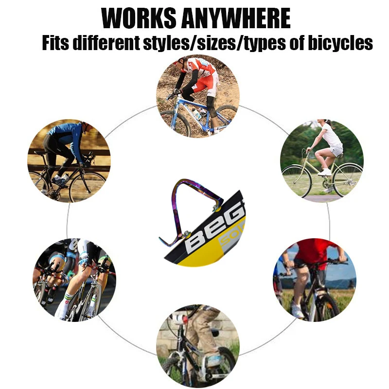 Алюминиевый держатель для бутылки с водой горного/дорожного велосипеда цветная