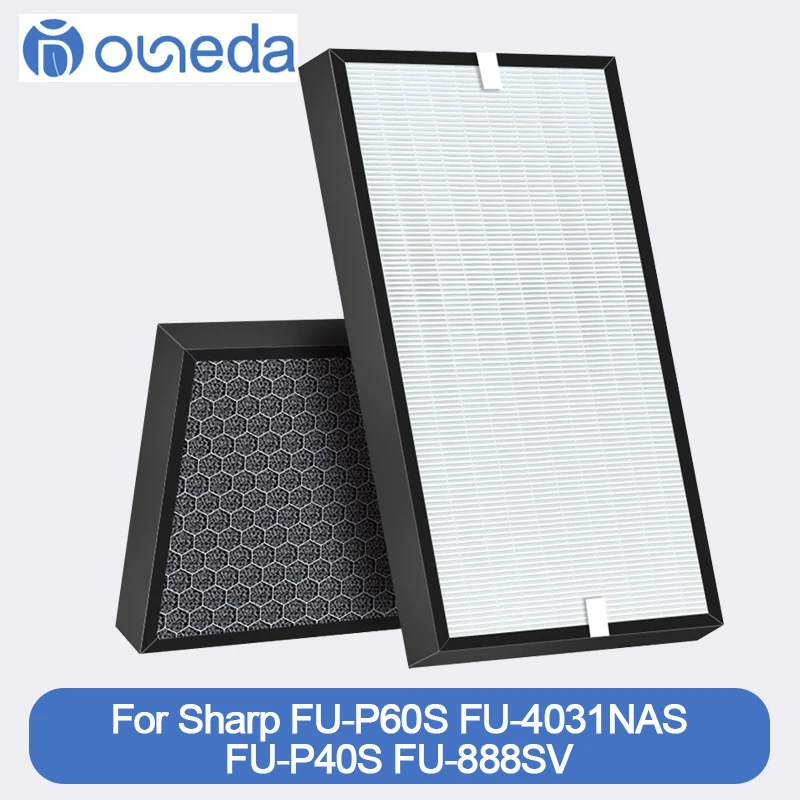 

FU-888SV HEPA Actived Carbon Filter for Sharp FU-P60S FU-4031NAS FU-P40S FU 888SV Air Humidifier Parts Filtrate
