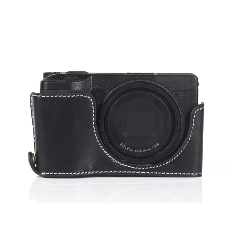 Чехол для цифровой камеры Ricoh GR III GR3 PU с крепежным винтом 1/4 | Электроника