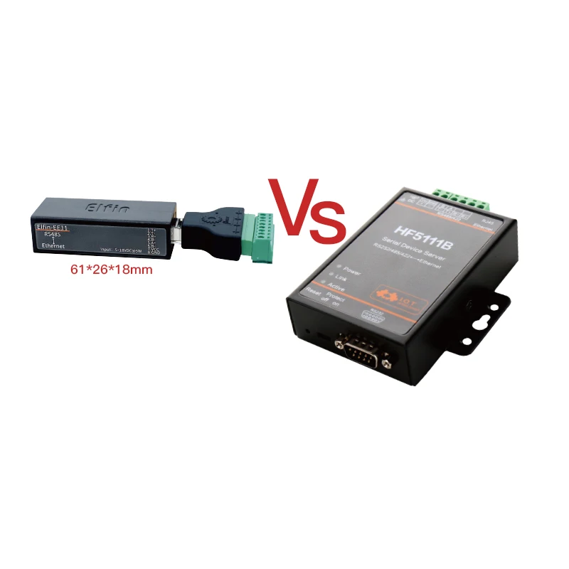 HF Elfin EE11 последовательный мини сервер RS485 для Ethernet Modbus TCP HTTP RJ45 конвертер со