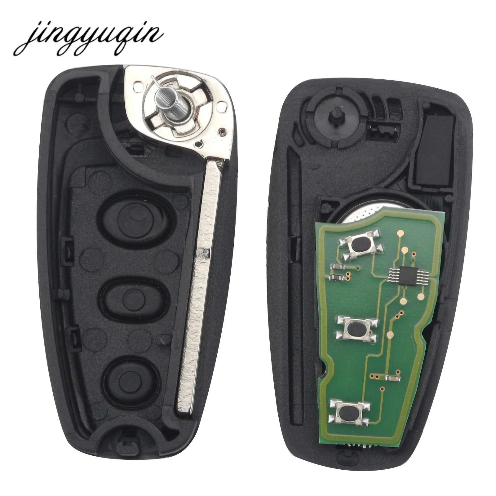 Bilchave 315/434 МГц ID63 чип Замена дистанционного брелока 3 кнопки для Ford Focus Fiesta ASK Signal 2010