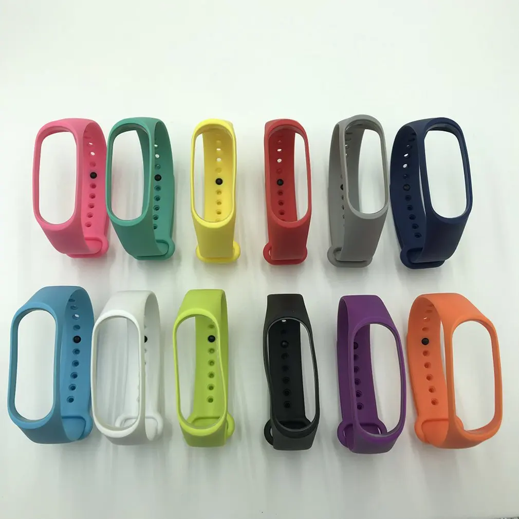 Силиконовый ремешок для умных часов M3 Mi Band 3 ремешки с зарядкой через USB сменные