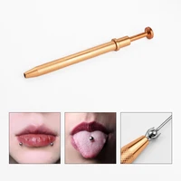 1pc golden rvs 4 klauw kraal houder pick up tool sieraden hoge precisie grijpen tool body oor neus tattoo piercing tool