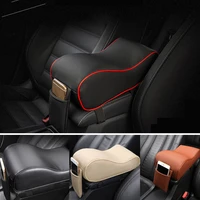 car accessories leather seat armrest cushion heightening pad memory foam console with storage pouch useful accessories armrest