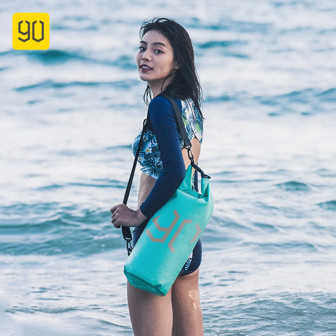 90 Fun Outdoor Waterproof Portable Bucket Bag Women Men 10L Capacity Beach Surfing Travel Shoulder Crossboby 2019 | Багаж и сумки