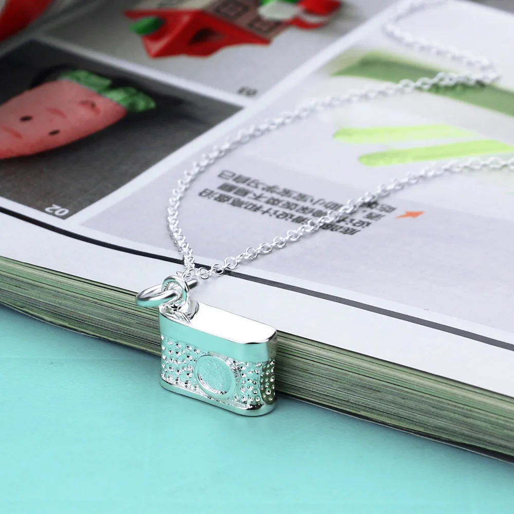 Индивидуальные отличительные подвески посеребренное ожерелье для женщин