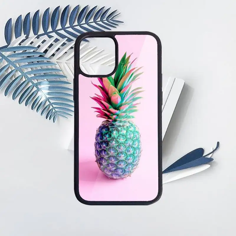 

Pineapple summer fruit pattern luxury design Phone Case funda PC for iPhone 11 12 pro XS MAX 8 7 6 6S Plus X 5S SE 2020 XR
