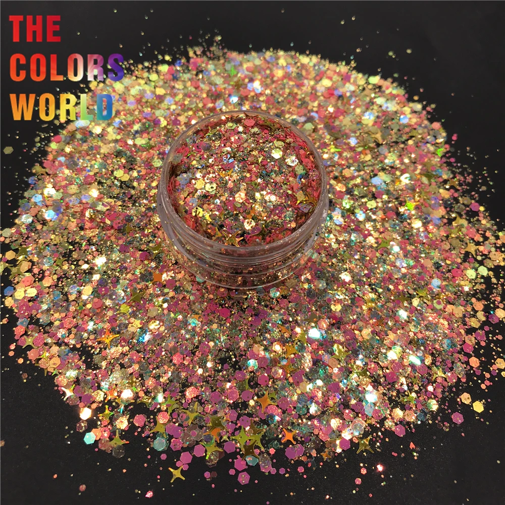 Мерцающая Форма для ногтей блестящее украшение дизайна боди арт макияж стакан