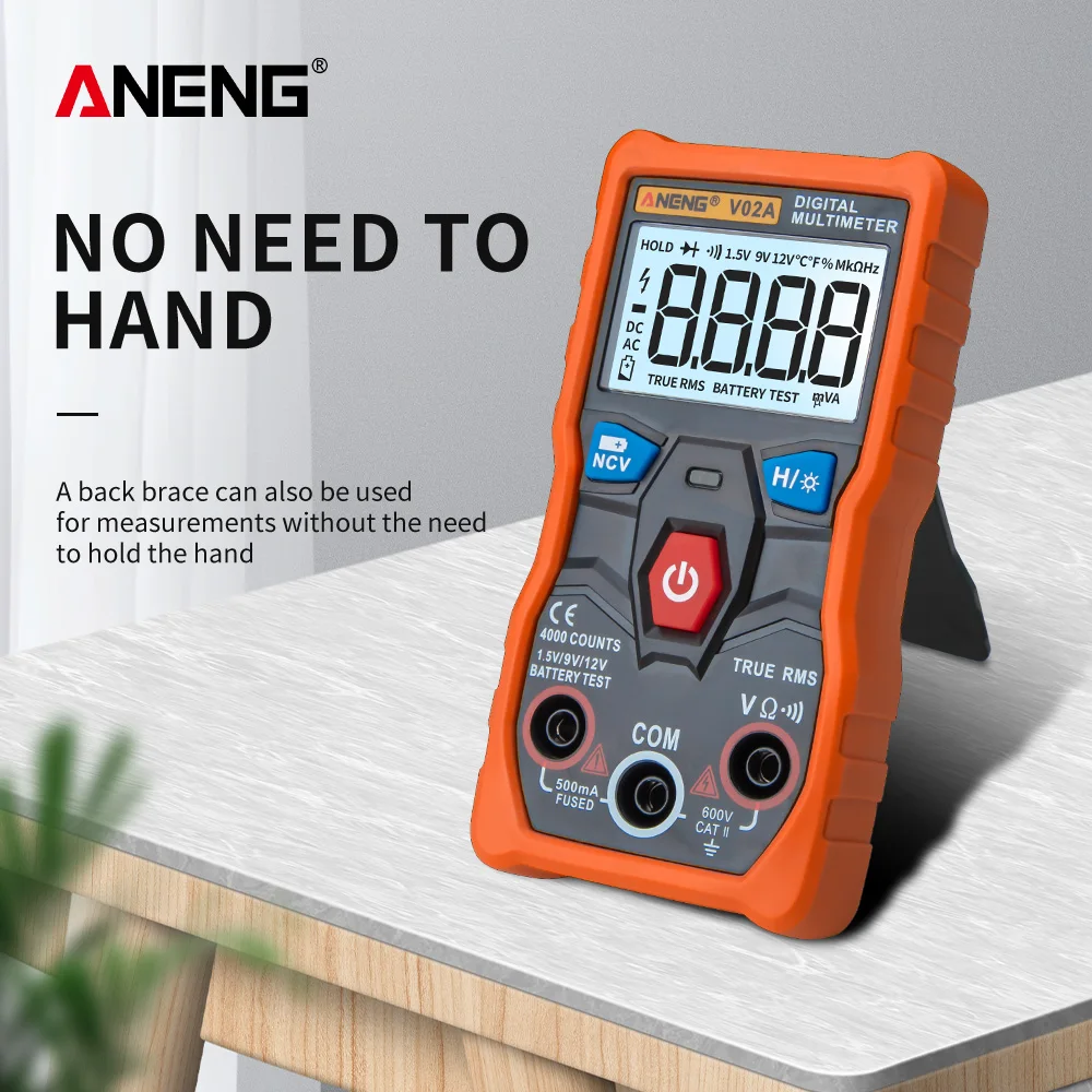 Цифровой мультиметр ANENG V02A профессиональный тестер конденсаторов|Мультиметры| |