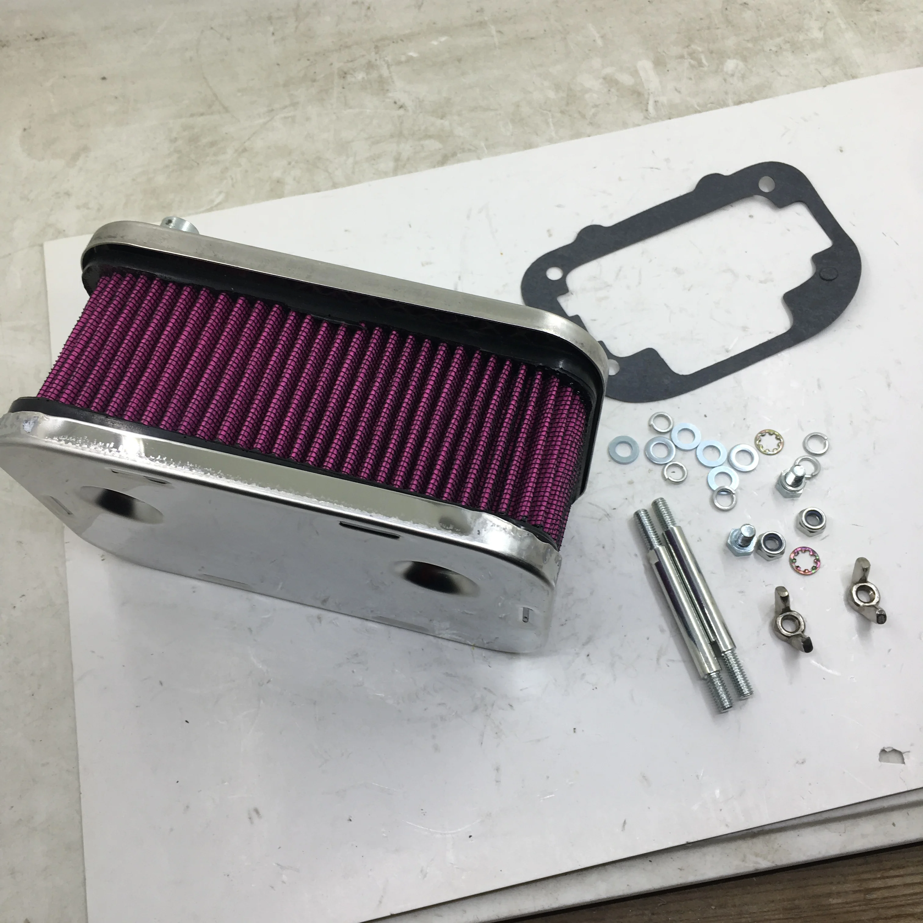 SherryBerg FAJS очиститель воздуха для ЭМПИ карбюратор WEBER 32/ 36 DGEV DGV DGAV DGAS 38dges хромовый