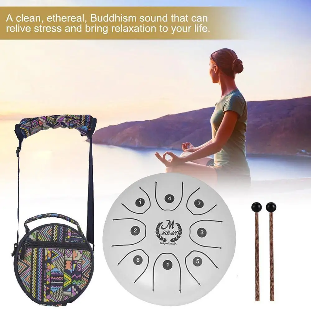 5 дюймов язык барабан камер Мгновенной Печати Mini 8 тон Сталь ручной сковорода