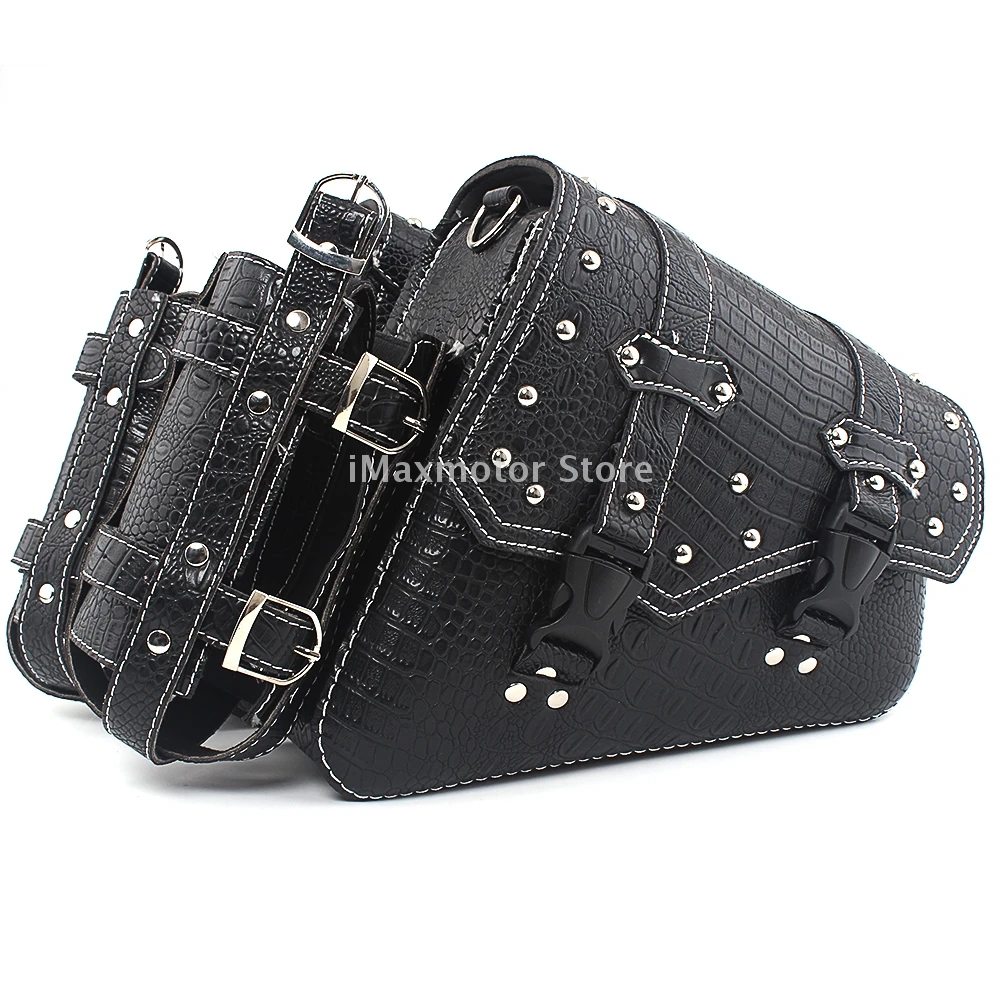 Кожаная школьная сумка для мотоциклистов соло с держателем стаканов Sportster XL Dyna