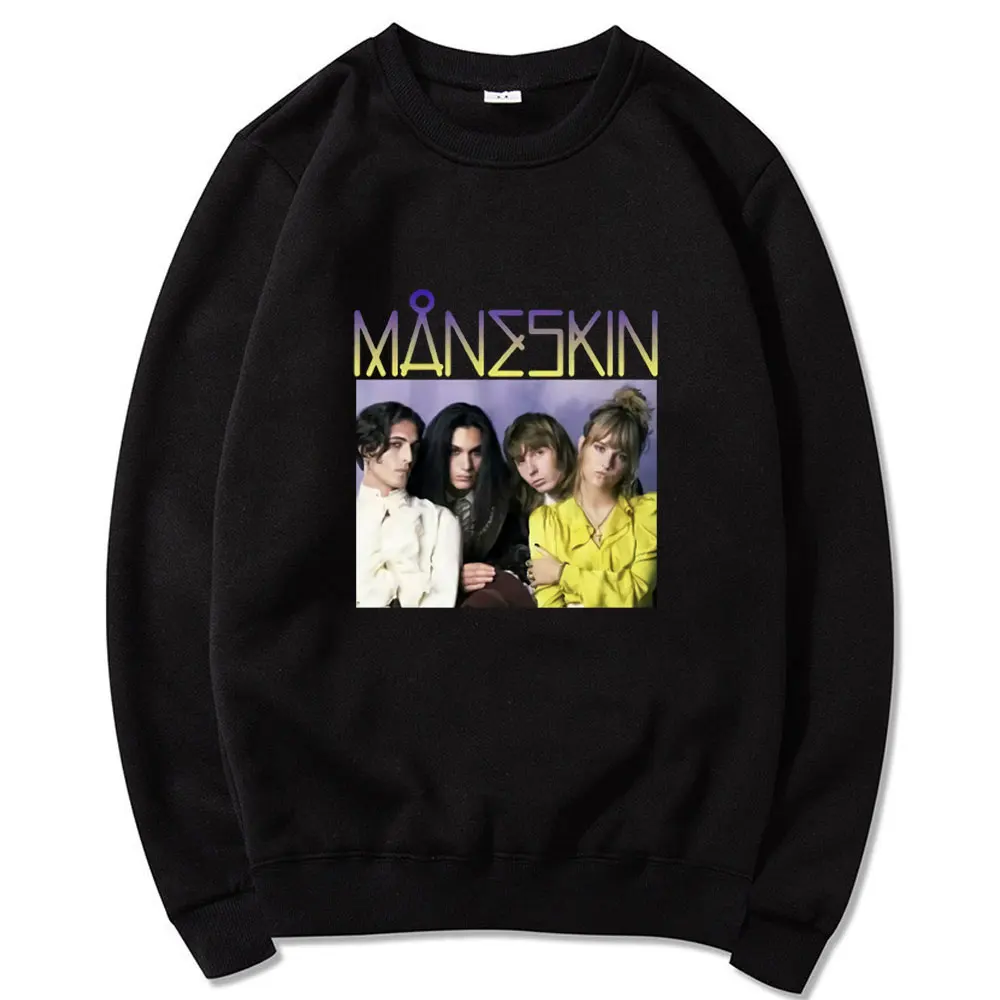 

2021 Hot Sale StreetWear Maneskin Band Unisex Fashion Casual Sweatshirt Comfortabled New Style Tracksuit Harajuku Daily Clothing