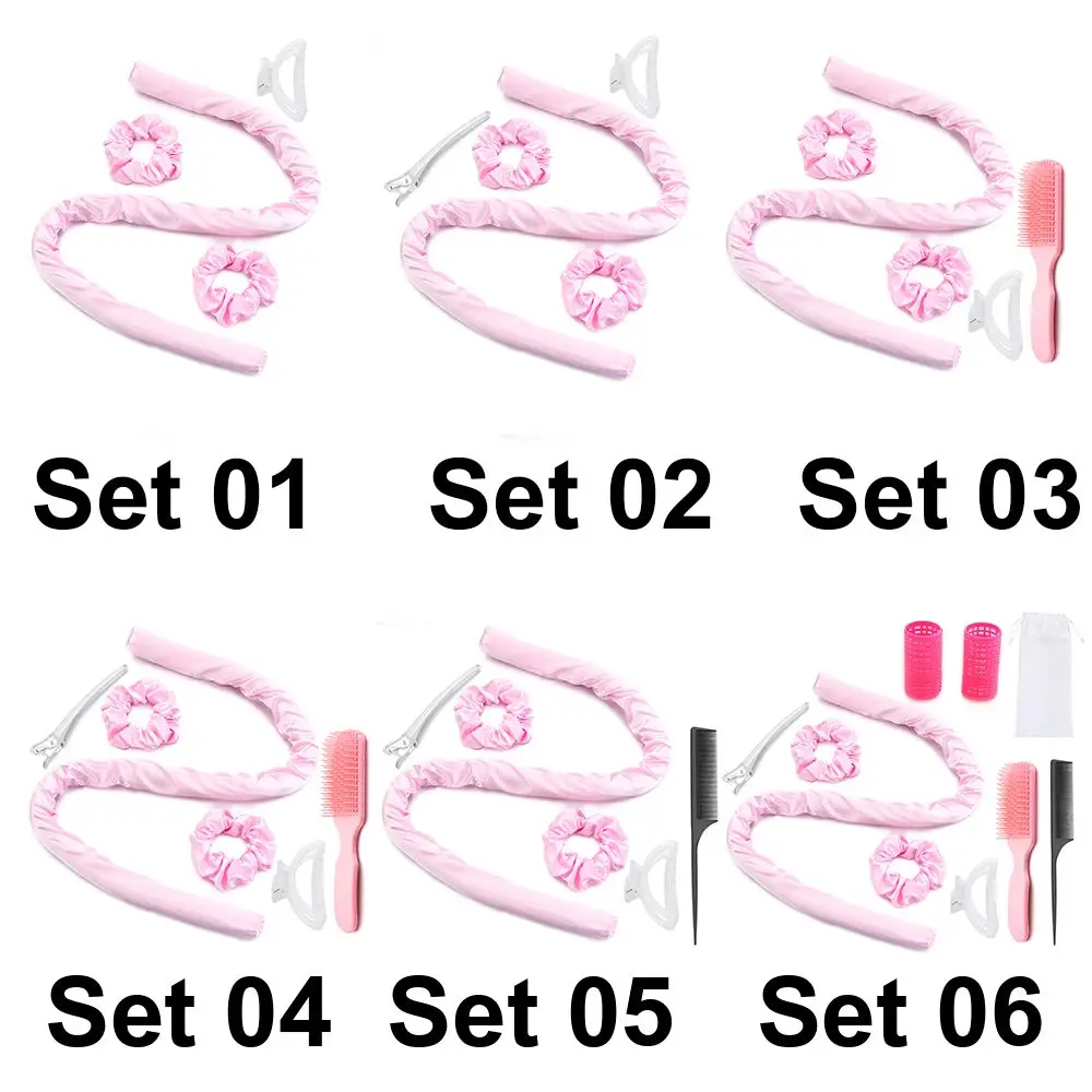 Soft Foam for Women Gril's Makeup Curling Rods ​ No Heat with Hair Clips Roller Heatless Rod Headband | Красота и здоровье