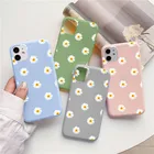 Чехол для Xiaomi Redmi Note 8 9 Pro 8T 9 S 6 7 5 Plus 7A Mi 10 8 9 SE Lite A1 A2 A3 9T CC9 CC9E Poco X3 NFC, милый чехол из ТПУ с ромашками и цветами