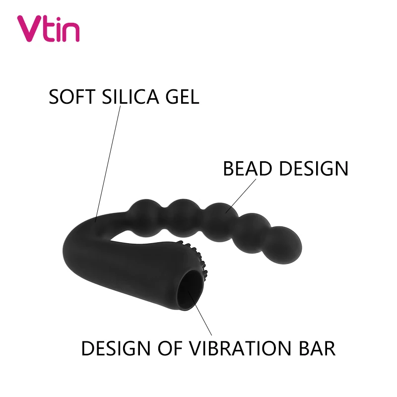 Вибратор-фаллоимитатор анальная пробка с вибратором массажер простаты для