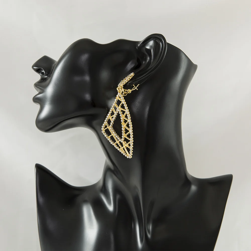 Серьги sunnice Дубай новый дизайн в форме капли хип хоп любовь Покупки национальная