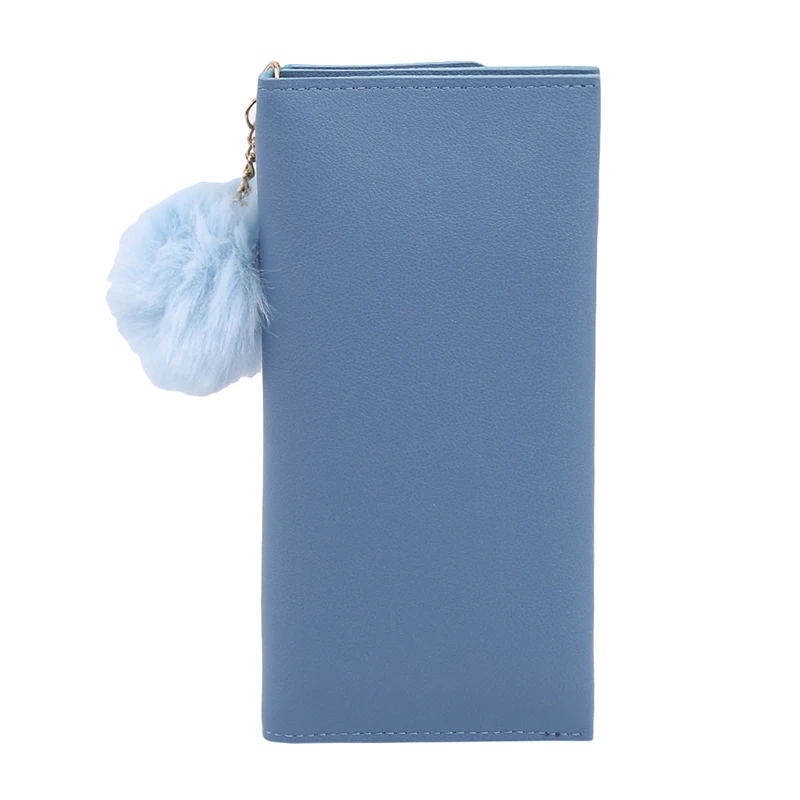 

Long Women's Wallet Female Purses Tassel Card Holder Wallets Female PU Leather Clutch Money Bag Pu Leather Wallet