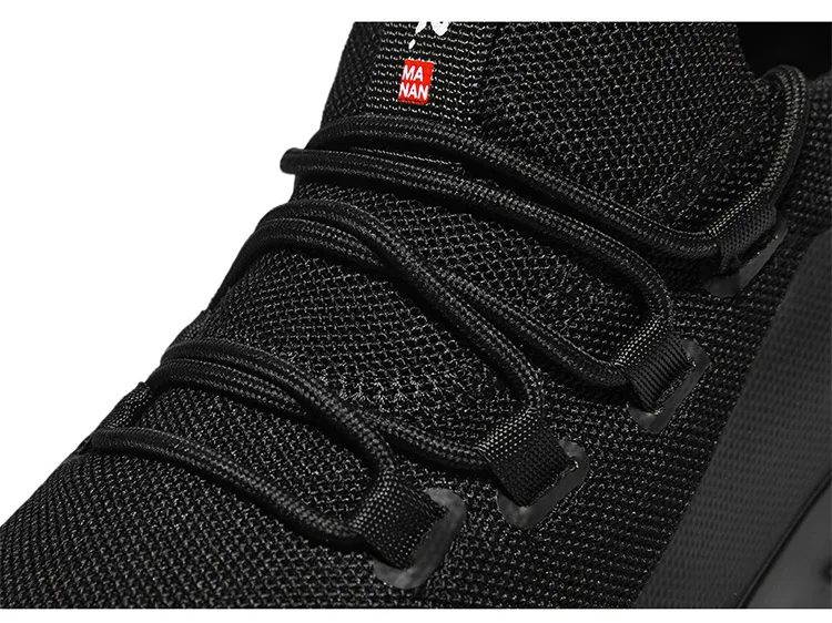 SUROM Flyknit кроссовки Мужские дышащие легкие сетчатые мужская обувь повседневная черная Уличная обувь на шнуровке Zapatillas Tenis Masculino Adulto