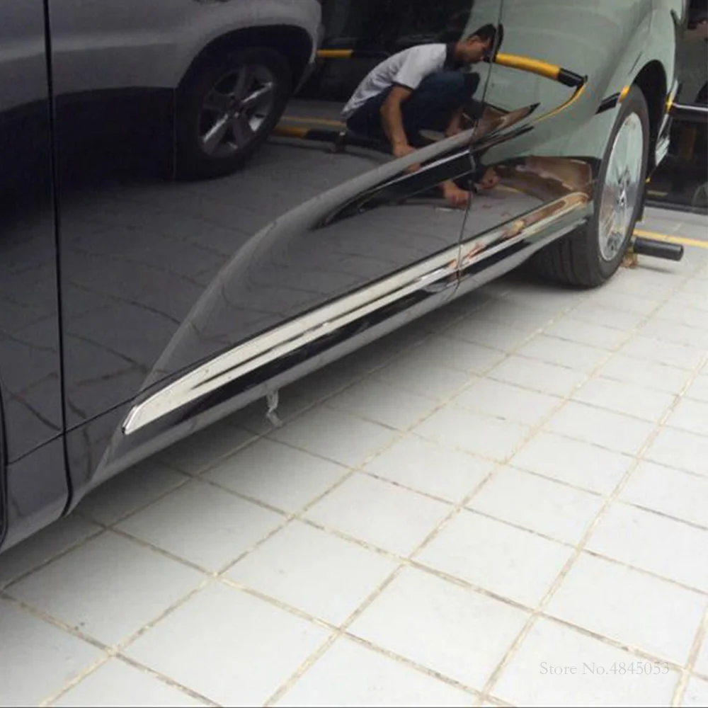 Автомобильный Стайлинг экстерьер Высокое качество ABS хромированная Дверь Защита