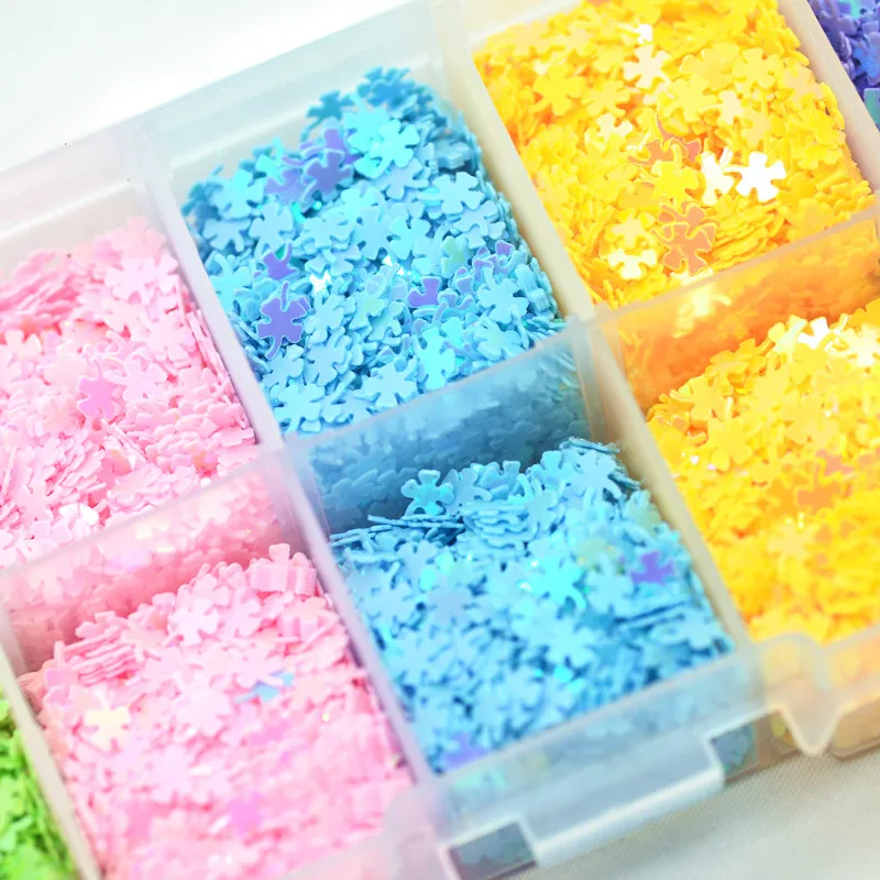 

Mixed 5 Colors Four Leaf Clover Sequin Paillette For Home Wedding DIY Decoration|Party Table Decoration Confetti|Slime Fillers